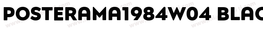 posterama1984w04 black字体转换
